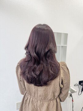 ロキ 仙台(loki) チェリーカラーとレイヤーカットポイントリバース巻き♪