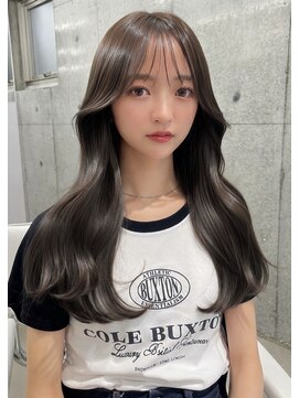 エヌアイ オモテサンドウ(ni omotesando) 上品韓国◇暗め透明感ショコラグレージュ顔周りレイヤーカット