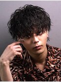 men'shair/波巻きツイストスパイラル/ニュアンスパーマ