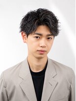 プレミアムバーバー 原宿店(PREMIUM BARBER produce by HIRO GINZA)&nbsp;波巻きセンターパートマッシュ