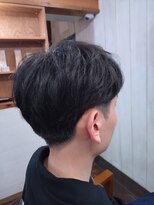 ワイエス(YS)&nbsp;ナチュラルツーブロック×丸みマッシュショート