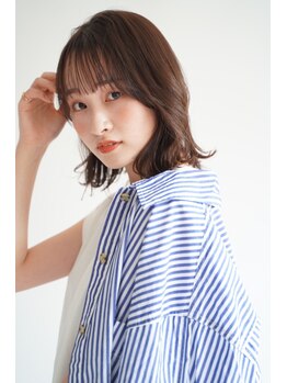 フミ 本店(Fumi)の写真/【ぺたんこ髪を解消】カラーと同時施術の[魔法のバブル]で根元ふんわり。色持ちもボリュームも理想が叶う♪