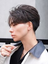 フィフス 大分(fifth) 大分フェザーパーマメンズカットラウンドマッシュセンターパート