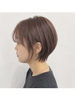 アンリエラ(Unliera)&nbsp;20代30代40代/大人ショートヘア/ピンクベージュ/松山市美容室
