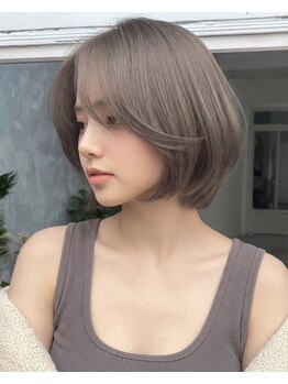 マーレ(MARLE./)の写真/【春日部駅２分★】[ブリーチダブルカラー/ボブ/レイヤーカット/インナーカラー/前髪カット/顔周りカット］