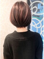 20代30代40代キレイフォルム小顔ショートラウンドCカーブカット