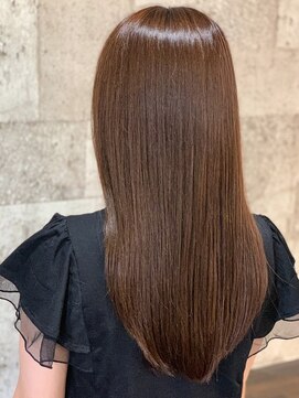 オンリエド ヘアデザイン(ONLIed Hair Design) 【ONLIed】愛されピンクブラウン×ストレートロング