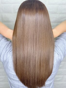 ラス トーキョー(LAS TOKYO) LAS髪質改善ブリーチ毛でも可能なプラチナシルク縮毛矯正ツヤ髪