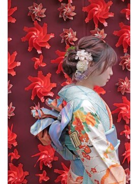 ヘアースペース ミツオ(hair space MITSUO) 着物かわいいアップスタイル