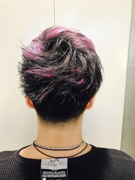 ツーダブルバイフィフス 西梅田店(WW.. by fifth) パープル×ブラックショート【梅田/JR大阪/西梅田/北新地】