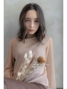 ハバナ 渋谷(HAVANA) アッシュグレージュ/大人ハイライト/ゆるふわボブ