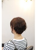 レディースのショートボブスタイル