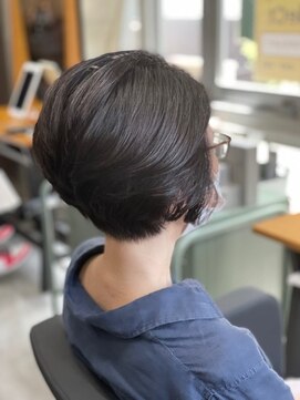 ヘアブレクト(hair BleCt) シンプルショートボブ