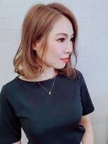 ヘアデザインアンドクリエーション リヴィエ(HAIR Design&Creation REVIE) REVIE×ハイトーンゆるふわボブ