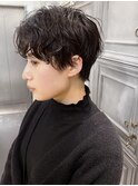 20代30代40代/マッシュショート×ニュアンスパーマ