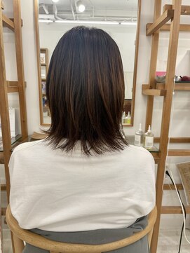 エンドリンク(endlink) ミディアムヘア×外ハネ