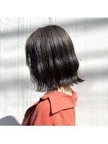センスヘア(SENSE Hair)&nbsp;イヤリングカラーが似合う外はねボブ！