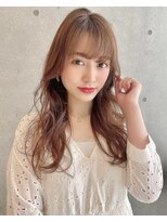 アッシュ 久が原店(Ash) ミディアムレイヤーカット/20代30代大人かわいい/インナーカラー