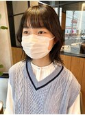 ぷつっとボブ/シースルーバング