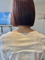 ヘアーデザイン シュシュ(hair design Chou Chou by Yone)&nbsp;☆chouchou☆赤髪ラインボブ