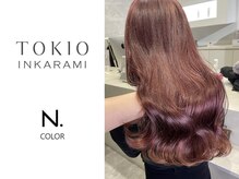 【艶々の発色なのにダメージは軽減♪】カット + N.カラー + TOKIOトリートメント_13000円