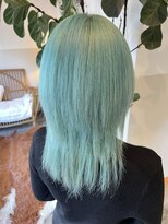 ヘアーデザインサロン スワッグ(Hair design salon SWAG) mint green