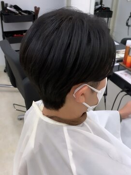 グロース 一宮北店(growth) ダウンパーマで作るセンターわけマッシュ