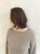 小森谷,セミディ,シアーカラー,ボブルフ,こなれミディf27
