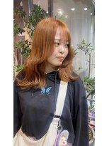 ヘアーアンドメイク ビス(HAIR&MAKE bis)&nbsp;orangebeige/orangebrown【山崎ほのか】