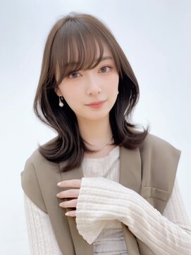 ユーフォリア エヌ 池袋サンシャイン通り店(Euphoria +n) 20代30代40代髪質改善くびれミルクティベージュ透明感