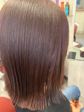 ロマンヤカタ ファース(ROMAN YAKATA fars) 髪質改善　プレミアムカラー　美髪ピンクブラウン@田代10/26