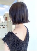 切りっぱなし ミニボブ