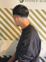 バーバーバー アカバネ(BARBER-BAR AKABANE)&nbsp;おしゃれ男子のメッシュカラー×ソフトモヒカン ブリーチ#3