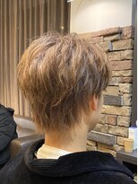 ヘアメイクアバンセ(HAIR MAKE AVANCE)&nbsp;マッシュウルフ×ミルクティーベージュ