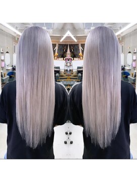 メルシー 福岡天神店(Merci) カラー+エクステ[エクステ/シールエクステ/インナーエクステ]