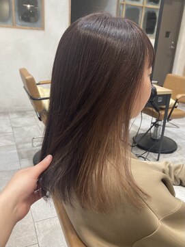 ラボヌールヘアーグレース 門前仲町店(La Bonheur hair grace) インナーカラー/ダブルカラー/ケアブリーチ/ベージュ/グレージュ