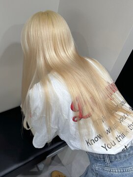 ベレーザ 渋谷神南(Beleza) 14174ブリーチ&ダブルカラーホワイトブロンドハイトーンカラー