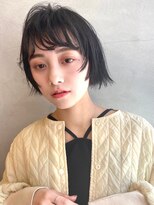 アイビー 吉祥寺(aivee) 小顔ショート×顔周りニュアンスレイヤー×ダークアッシュ