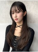 梶原指名　梅雨入り　韓国ヘア　縮毛矯正　前髪縮毛　レイヤー