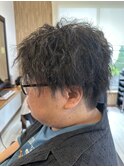 ツイスト・レディース・フェード・パートバング