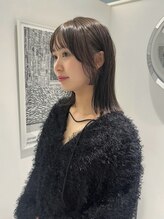 ノーヴァン デフォーム(NOVAN DEFORM)&nbsp;グレージュ/ダークカラー/透明感カラー/顔周りカット/前髪