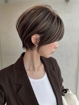 ディモアンド 表参道(Dimo&)&nbsp;カット/ホワイトグレージュ/レイヤーカット/チェリーブラウン