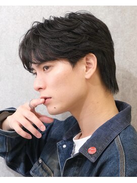 ビカムメンズヘアー 栄店(become men's hair) 曲がるメンズ縮毛矯正×毛流れフェザーショート/名古屋/栄