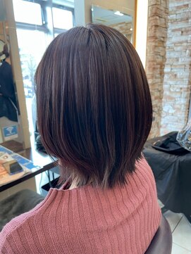 ルページ 千葉(lpage) 髪質改善/顔周りレイヤーカット/グレージュ[千葉/千葉駅]