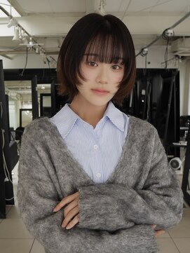 アクアオモテサンドウ(ACQUA omotesando) △ミニボブレイヤーレイヤーショートハッシュカットシャギー