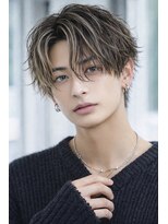 ヘアールーム アート(hair room a to by NYNY)&nbsp;ハイライト×フェザーパーマ