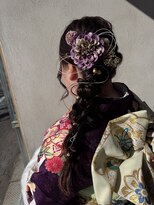 リー 甲子園(Lee)&nbsp;成人式スタイル　あみおろし