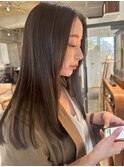 フェイスレイヤー顔まわりレイヤーステップカットまわりカット