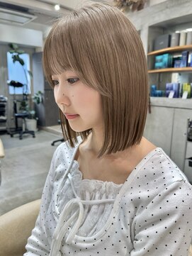 ロンドネートゥル 新潟(Lond naitre) ミディアムレイヤーくびれミディアム イメチェン