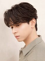 ルーシー 名古屋栄(LUCEY)&nbsp;センターパートニュアンスパーマフェザーパーマ波巻きパーマ